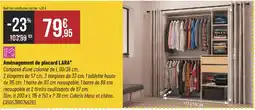 Bricorama Aménagement de placard lara offre