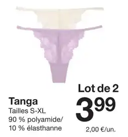 Zeeman Tanga offre