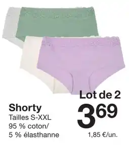 Zeeman Shorty offre