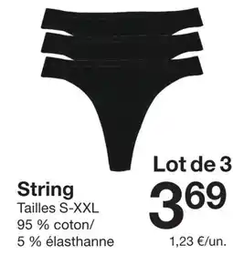 Zeeman String offre