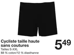 Zeeman Cycliste taille haute sans coutures offre