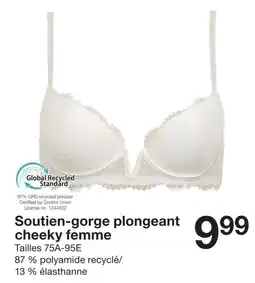 Zeeman Soutien-gorge plongeant cheeky femme offre