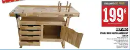 Brico Cash Établi bois multi rangement offre