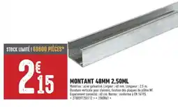 Brico Cash Montant 48mm offre