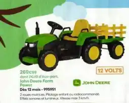 King Jouet John deere - farm power offre