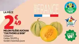 Auchan Melon filière auchan cultivons le bon offre