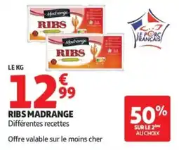 Auchan Ribs madrange offre