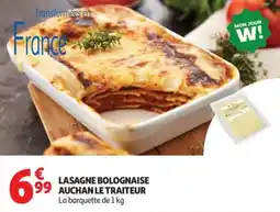 Auchan Lasagne bolognaise auchan le traiteur offre