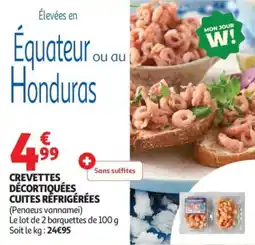 Auchan Crevettes décortiquées cuites réfrigérées offre