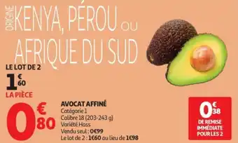 Auchan Avocat affiné offre
