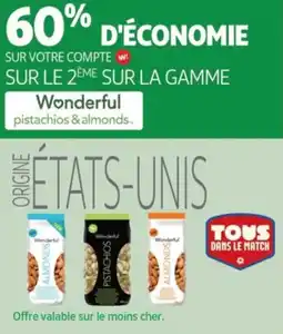 Auchan Wonderful pistachios & almonds offre