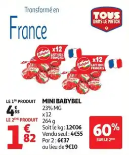 Auchan Mini babybel offre
