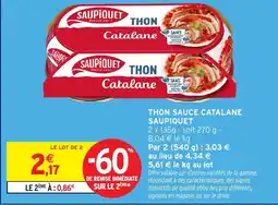 Intermarché SAUPIQUET Thon sauce catalane offre