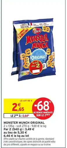 Intermarché MONSTER MUNCH Original offre