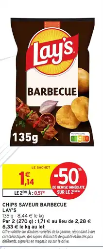Intermarché LAY'S Chips saveur barbecue offre
