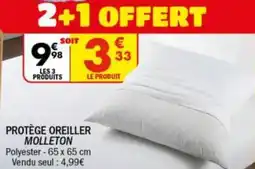 La Foir'Fouille Protège oreiller molleton offre