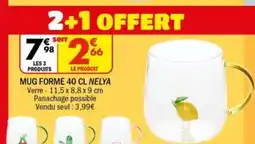 La Foir'Fouille Mug forme nelya offre