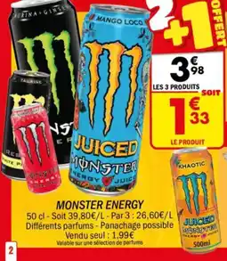 La Foir'Fouille MONSTER Energy offre