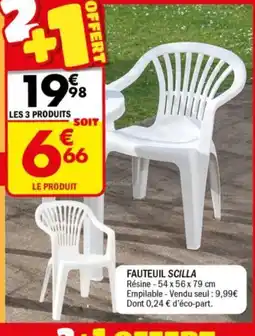 La Foir'Fouille Fauteuil scilla offre