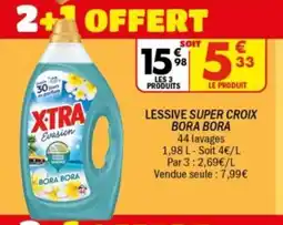 La Foir'Fouille Lessive super croix bora bora offre