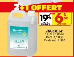 La Foir'Fouille Vinaigre 14° offre
