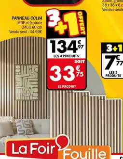 La Foir'Fouille Panneau colva offre