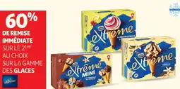 Auchan Sur la gamme des glaces offre