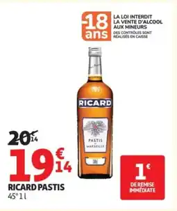 Auchan RICARD Pastis offre