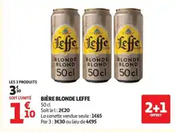 Auchan LEFFE Bière blonde offre