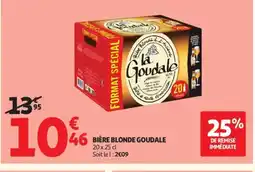 Auchan GOUDALE Bière blonde offre