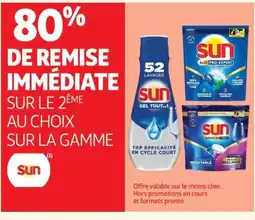 Auchan SUN Sur la gamme offre