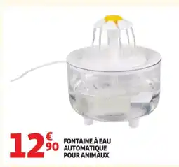 Auchan Fontaine à eau automatique pour animaux offre