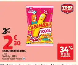 Auchan CARAMBAR Mix cool offre