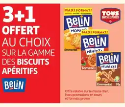 Auchan BELIN Sur la gamme des biscuits apéritifs offre