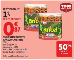 Auchan DR. OETKER Tubo stick bretzel ancel offre