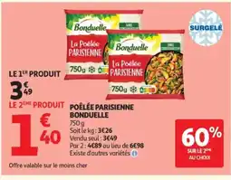 Auchan BONDUELLE Poêlée parisienne offre