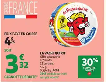 Auchan LA VACHE QUI RIT offre