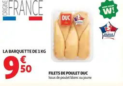 Auchan DUC Filets de poulet offre