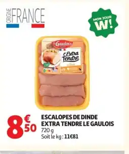 Auchan LE GAULOIS Escalopes de dinde extra tendre offre