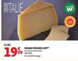 Auchan Grana padano aop offre