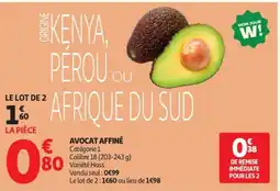 Auchan Avocat affiné offre