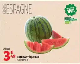 Auchan Mini pastèque bio offre