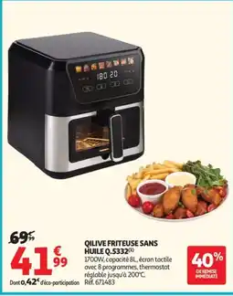 Auchan QILIVE Friteuse sans huile q.5332 offre
