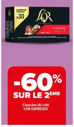 Carrefour Market L'OR ESPRESSO Capsules de café offre
