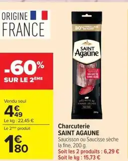 Carrefour Market SAINT AGAUNE Charcuterie offre