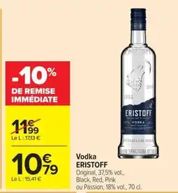 Carrefour Market ERISTOFF Vodka offre