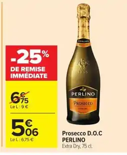 Carrefour Market PERLINO Prosecco D.O.C offre