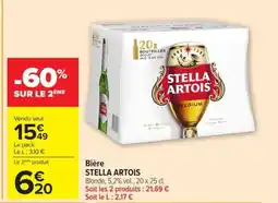 Carrefour Market STELLA ARTOIS Bière offre