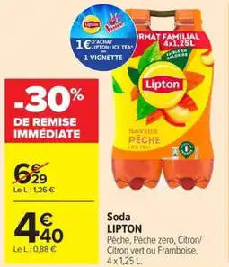 Carrefour Market LIPTON Soda offre