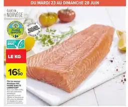 Carrefour Market FILIÈRE QUALITÉ CARREFOUR Filet de saumon Atlantique ASC offre